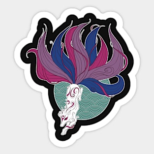 Bisexual Kitsune Sticker